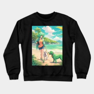 Adventure Purrfectly Otaku Crewneck Sweatshirt